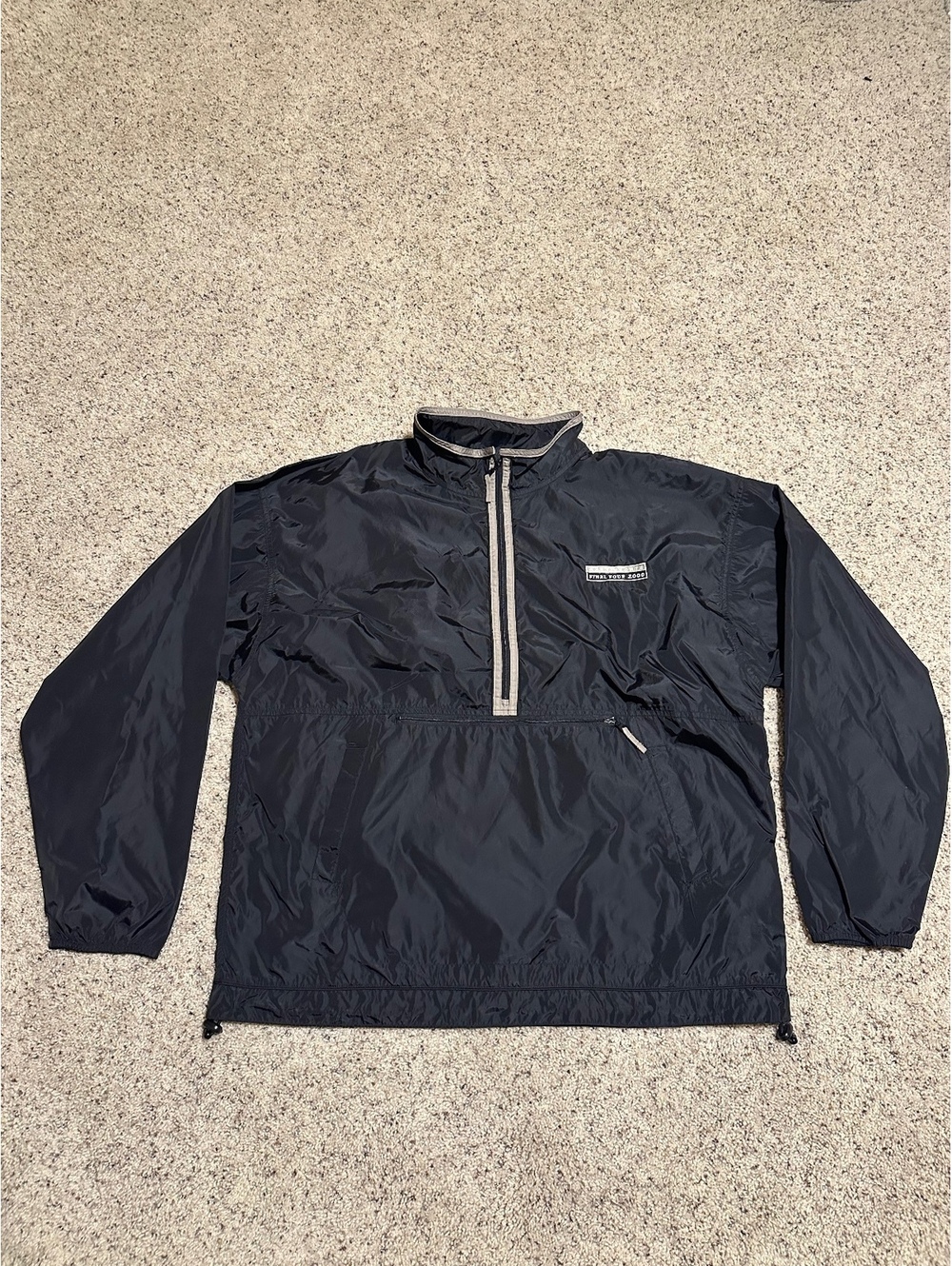Gear For Sports Black Windbreaker Jacket Final Four 2000 Size L